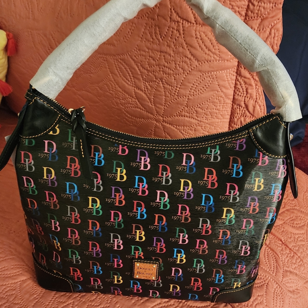 Dooney And Bourke DB75 Multi color Hobo Bag - Picture 9 of 9